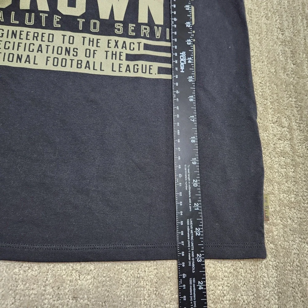 Cleveland‎ Browns Shirt Youth Medium Nike Salute To Service Engineered On Field
